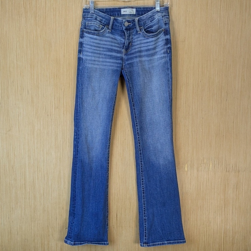 BKE Stella Slim Fit Low Rise Bootcut Jeans Blue Medium Wash 27x31.5 ABK7608R